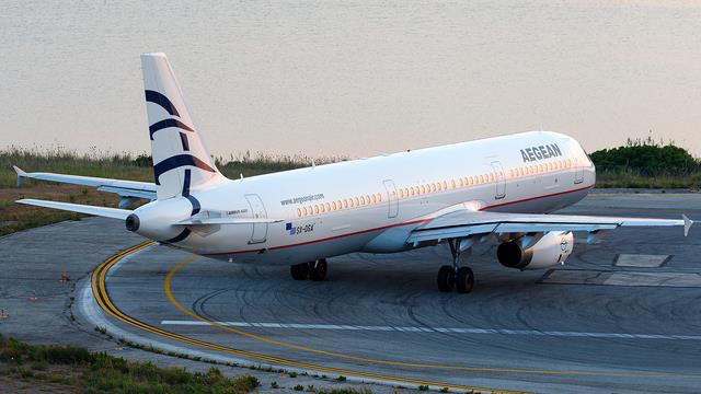 SX-DGA:Airbus A321:Aegean Airlines
